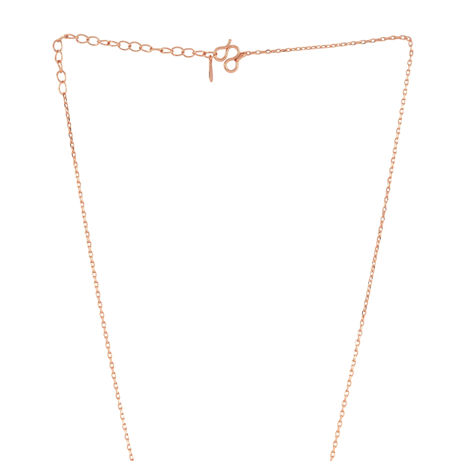 Auburn Barrel Rose Gold Necklace - Image 5