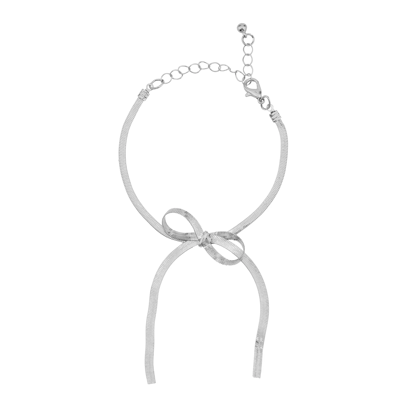 Audrey Bow Style Necklace and Bracelet Set - Image 5