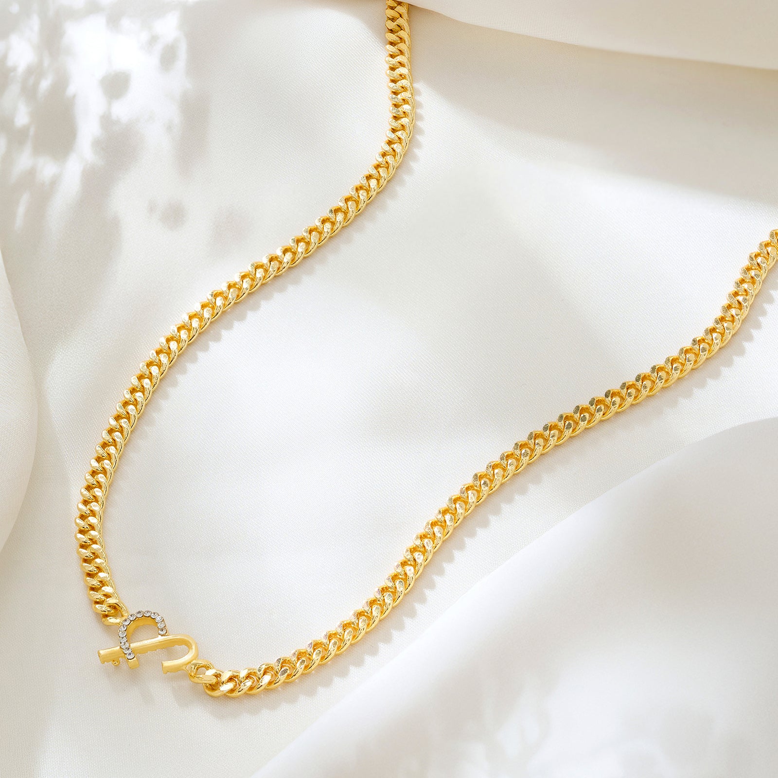 Aureia Monogram Gold Necklace - Image 2