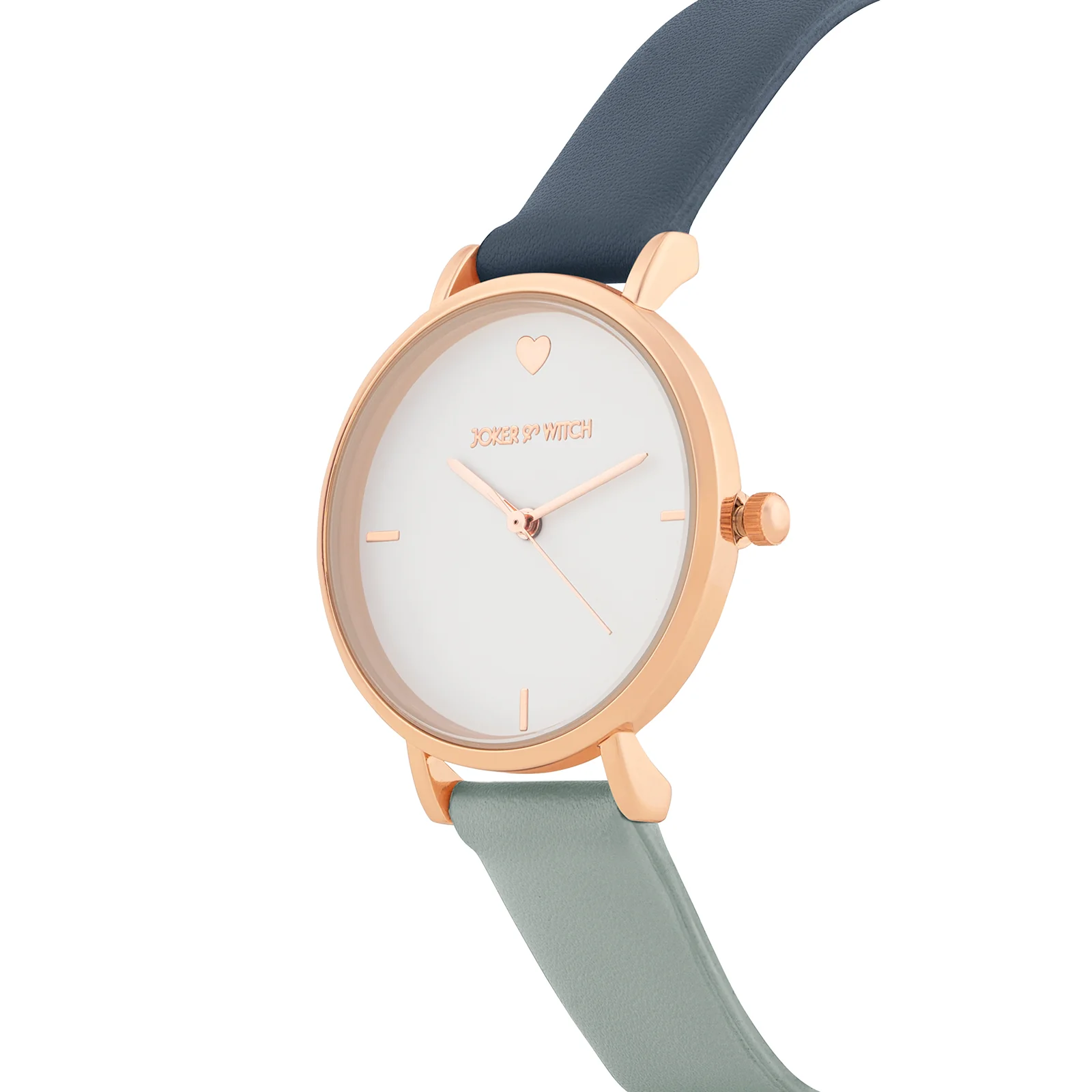 Aurora White Medium Dial Blue PU Strap Women's Watch - Image 4