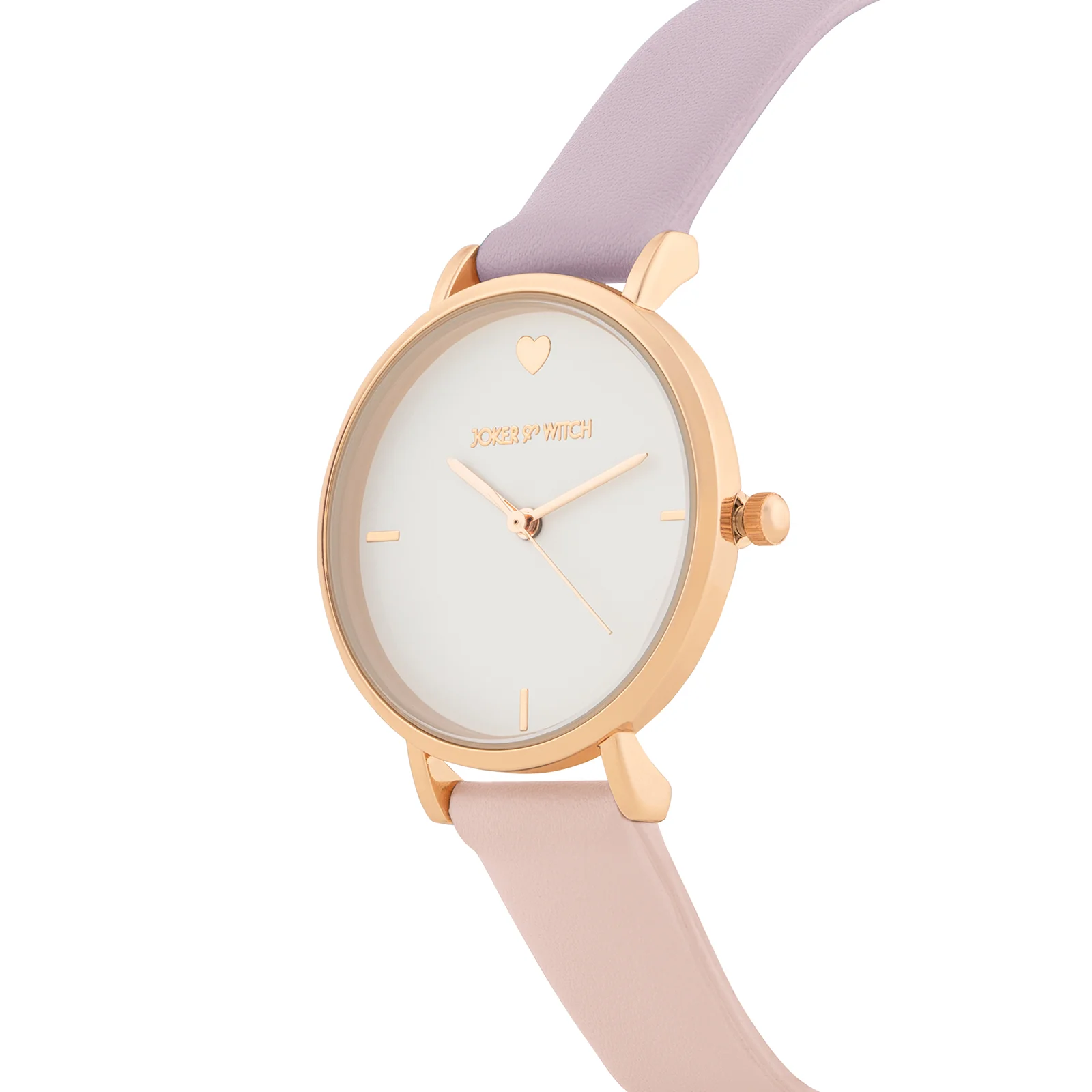 Aurora White Medium Dial Lavender PU Strap Women's Watch - Image 4