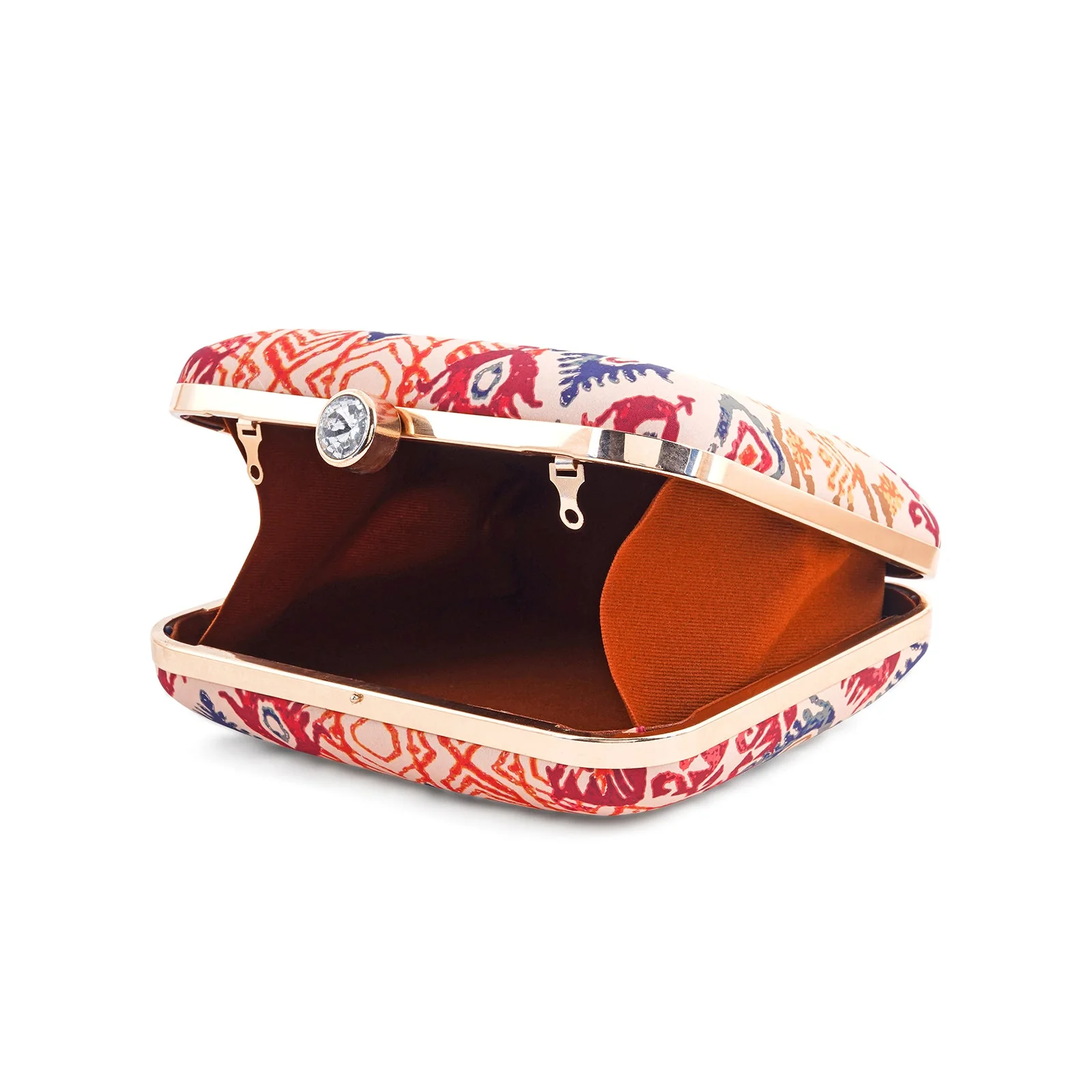 Autumn Garden Stone and Print Clutch - Image 7