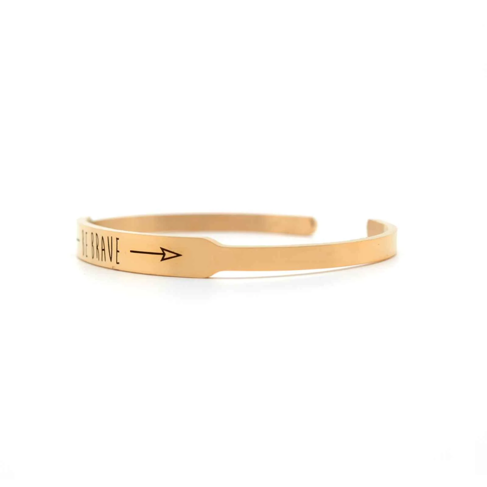 Be Brave Rose Gold Mantra Band - Image 4