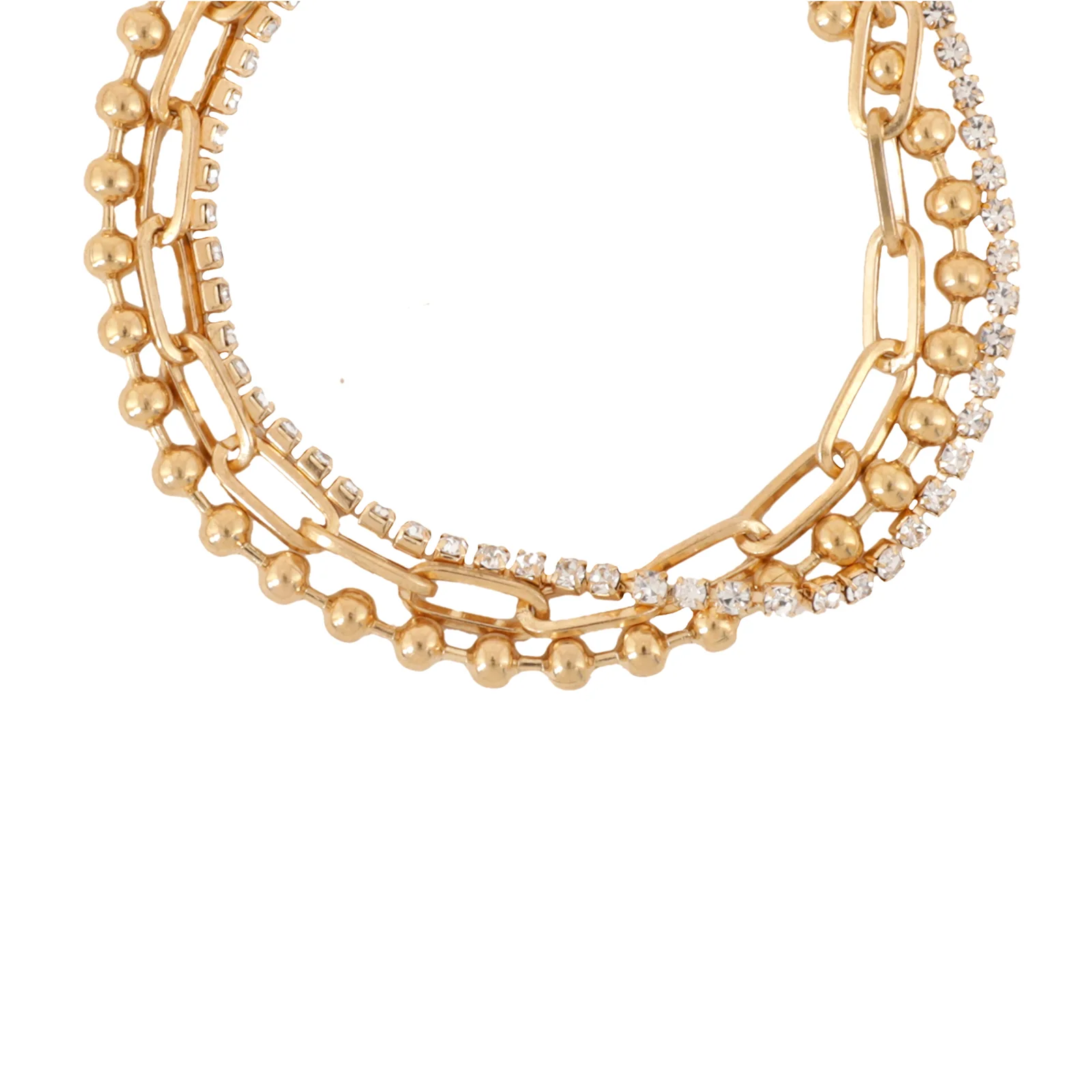 Bewitched Beaded Golden Chain Bracelet - Image 4