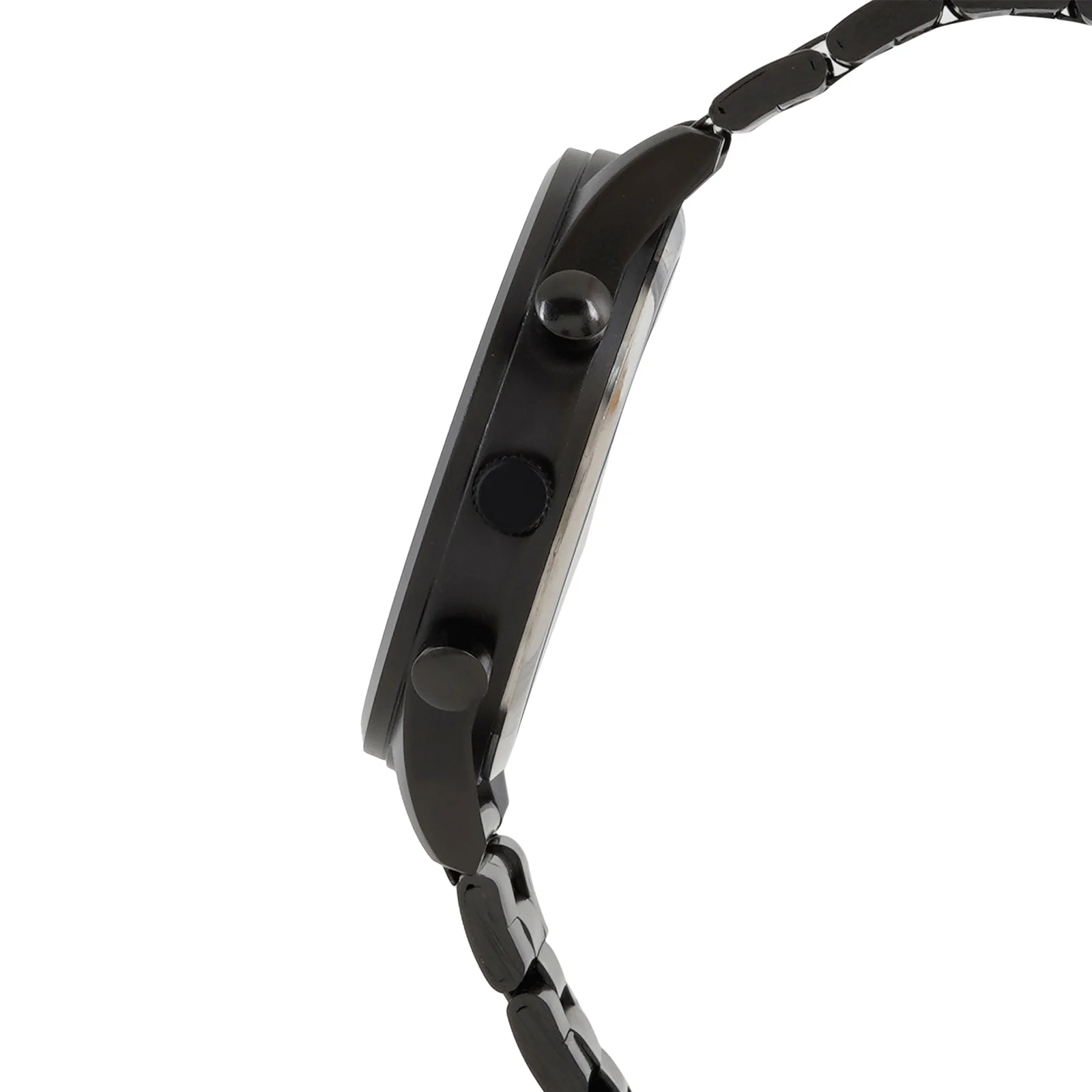 Beetle Black Large Dial Linked Chain Strap Men's Watch - Image 5