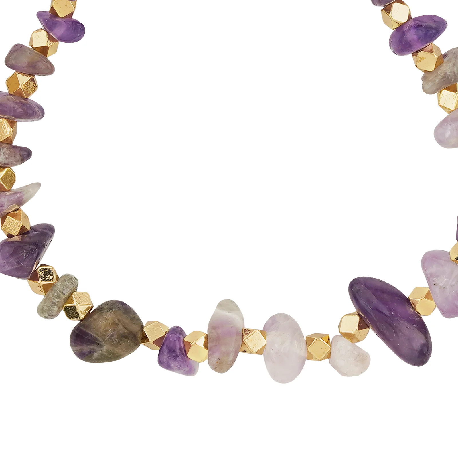 Bejewelled Purple Beaded Bracelet - Image 3