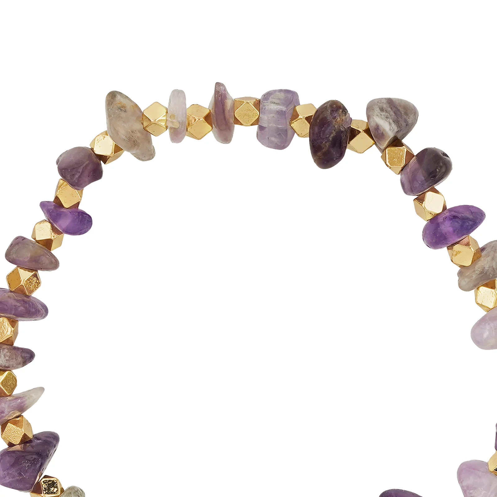 Bejewelled Purple Beaded Bracelet - Image 4