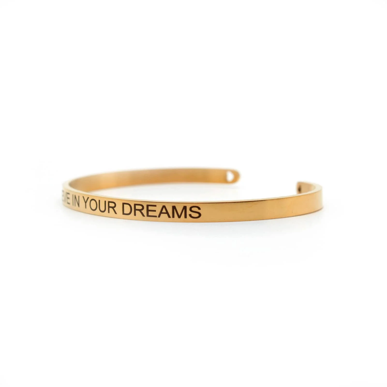 Believe In Your Dreams Rose Gold Mantra Band - Image 4