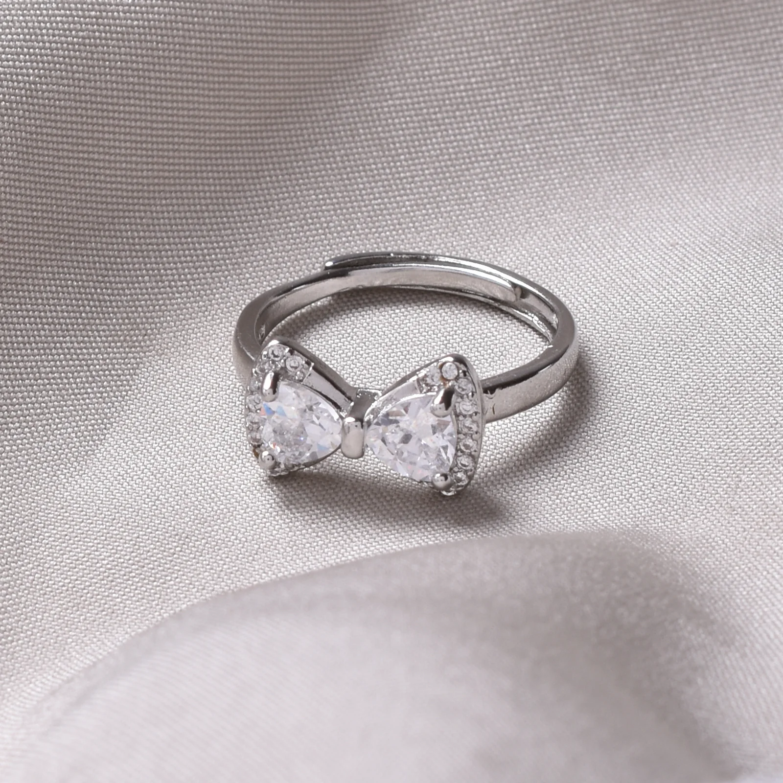 Berkley Bow Silver Ring - Image 2