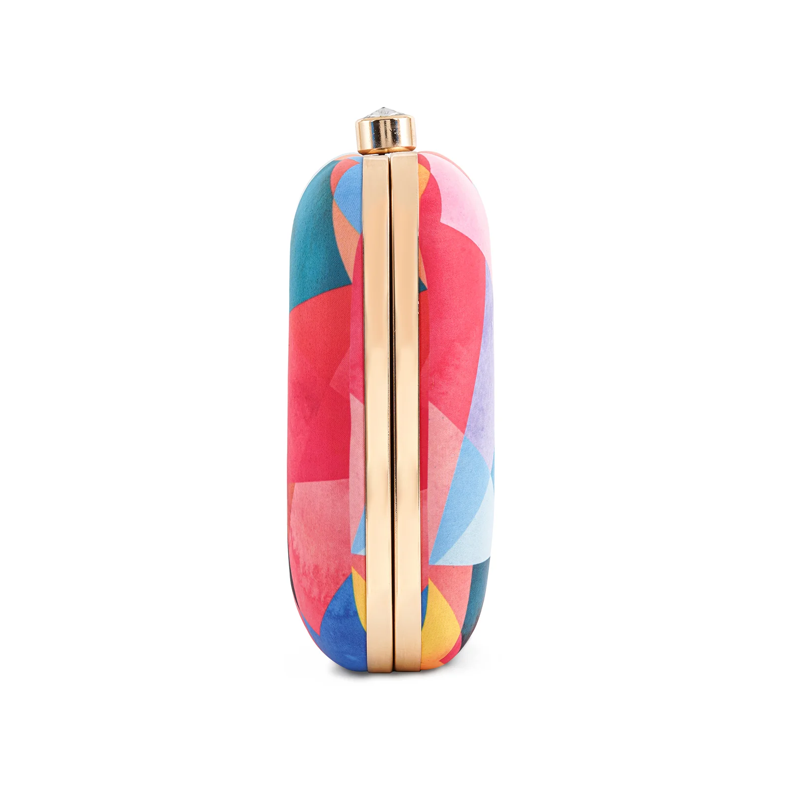 Berry Curacao Multicolour Printed Clutch - Image 6