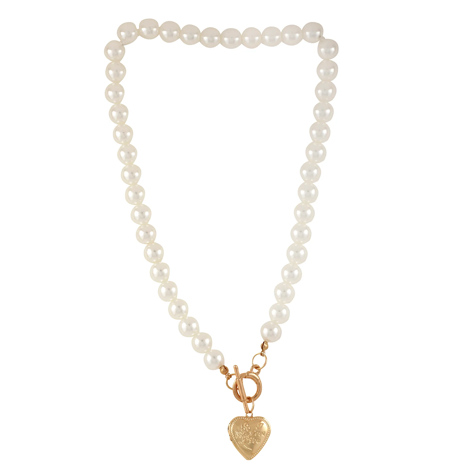 Bewitched Akoya Pearl Heart Necklace - Image 3