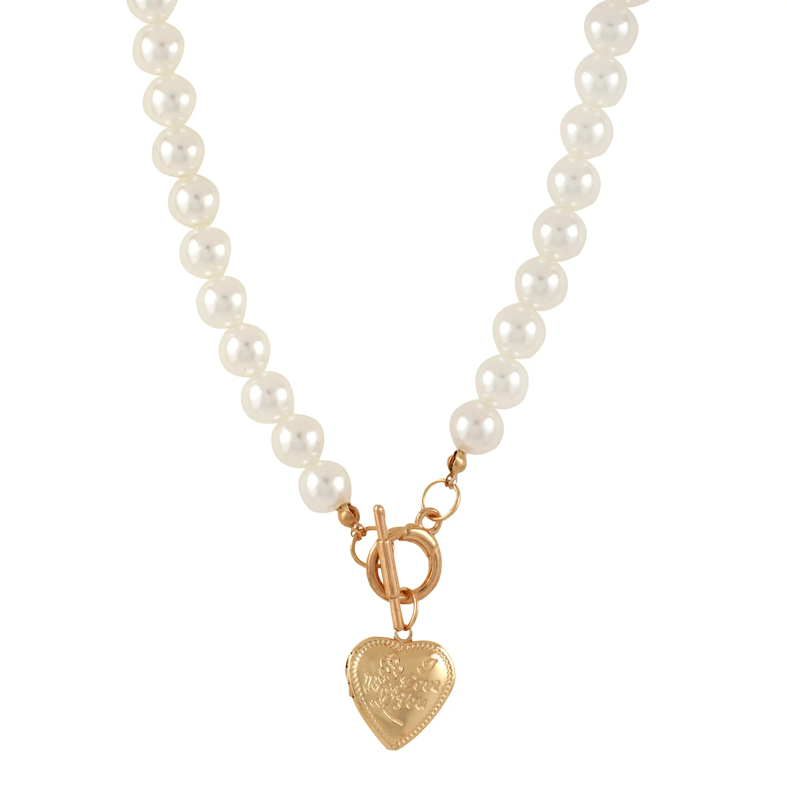 Bewitched Akoya Pearl Heart Necklace - Image 4