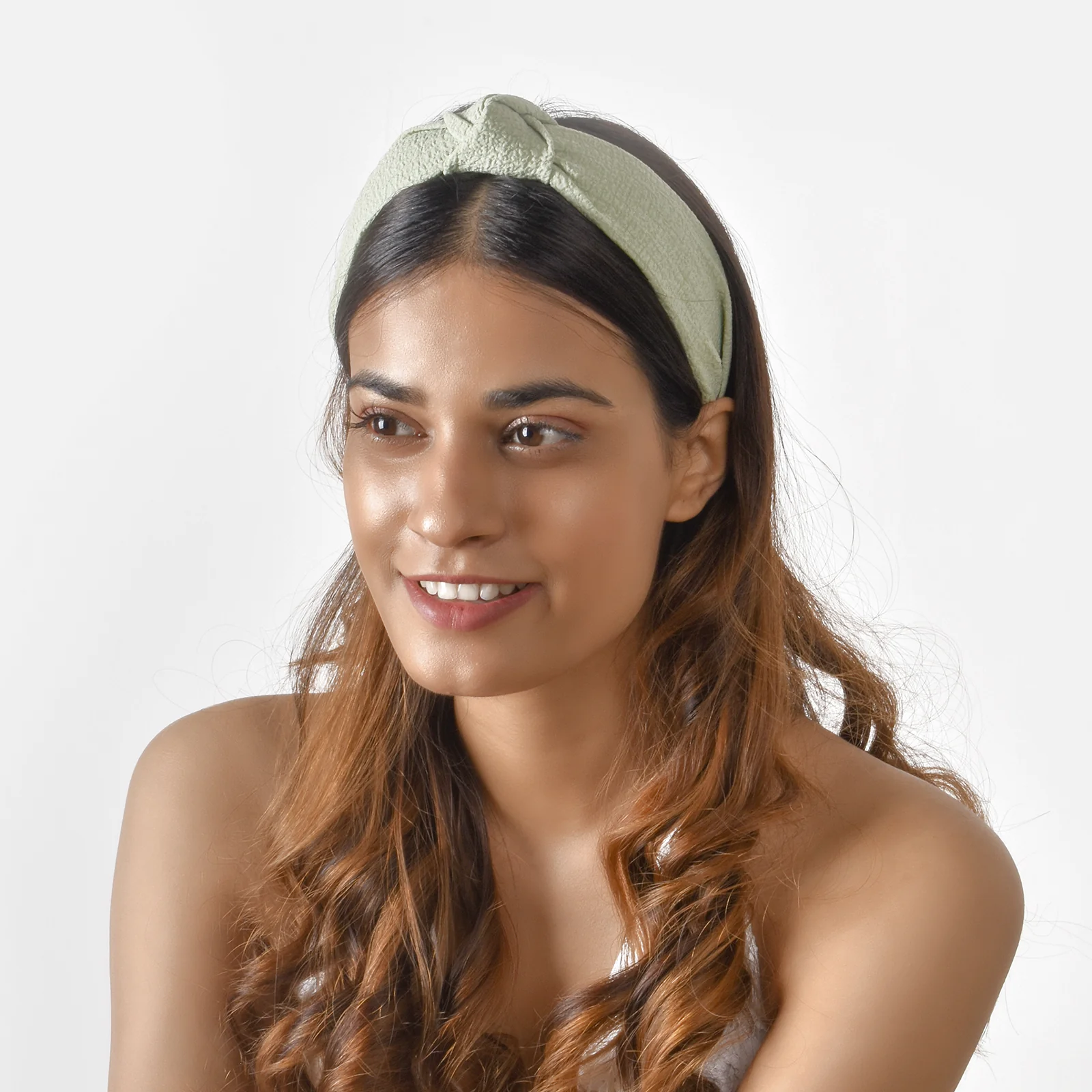 Bewitched Arabella Mint Knotted Hairband - Image 2