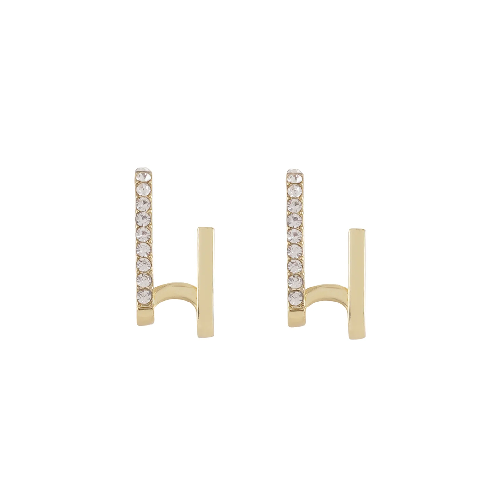 Bewitched Billie Gold And Rhinestone Earring - Image 3
