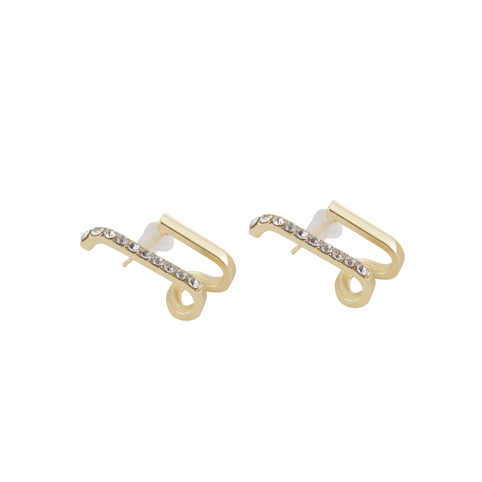Bewitched Billie Gold And Rhinestone Earring - Image 4
