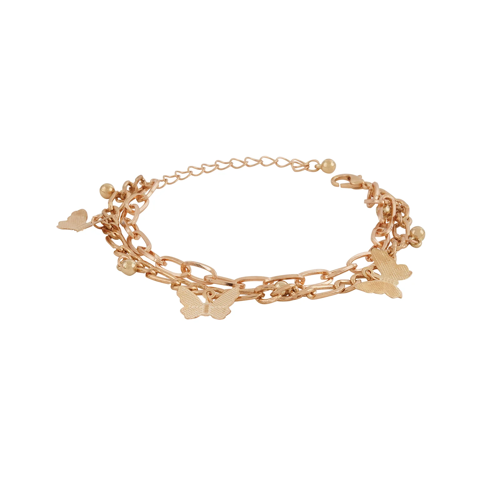 Bewitched Cystine Gold Butterfly Charm Bracelet - Image 5