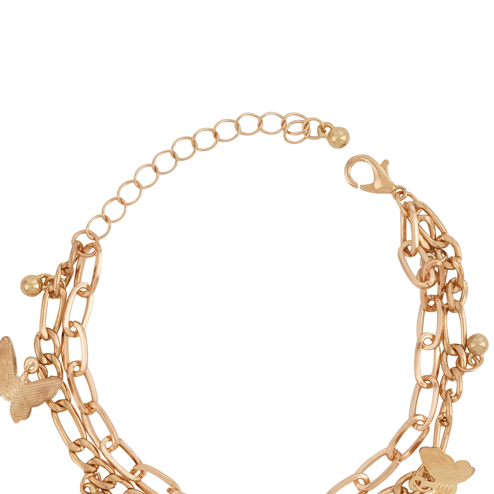 Bewitched Cystine Gold Butterfly Charm Bracelet - Image 6