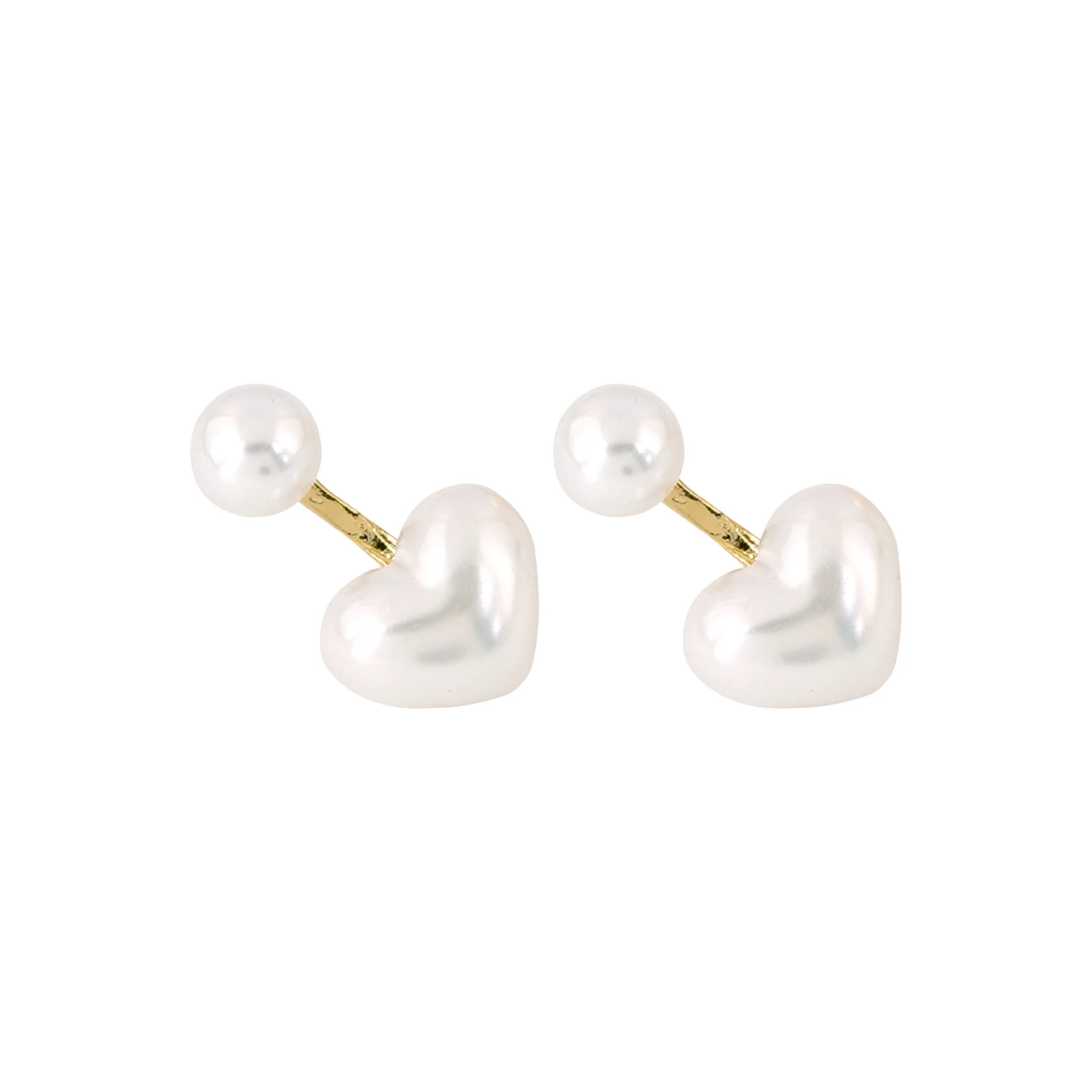 Bewitched Dasie Pearl Heart Drop Earrings - Image 3