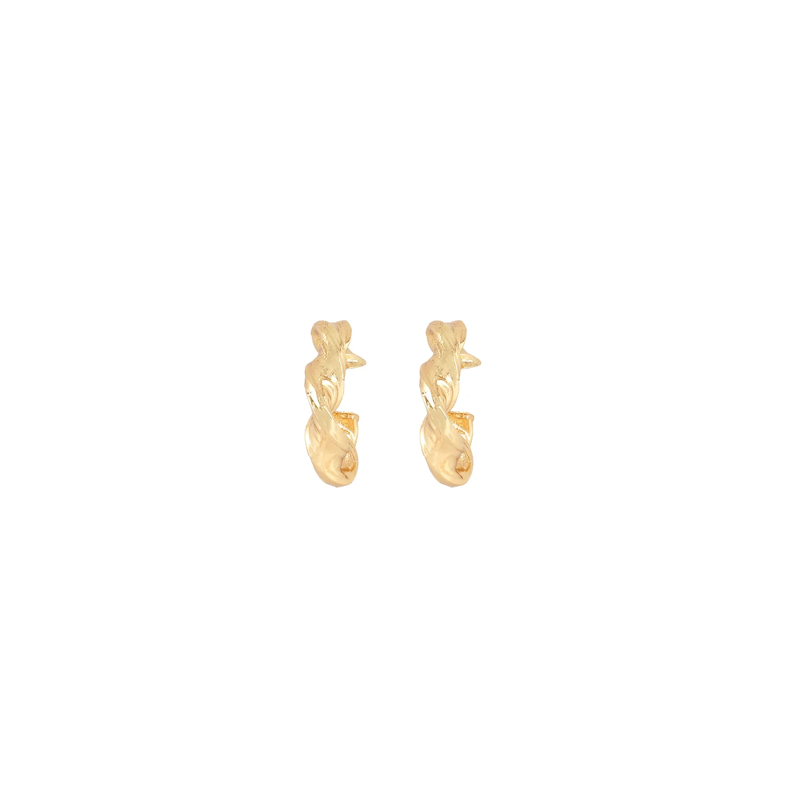 Bewitched Eyra Twirl Gold Hoop - Image 3