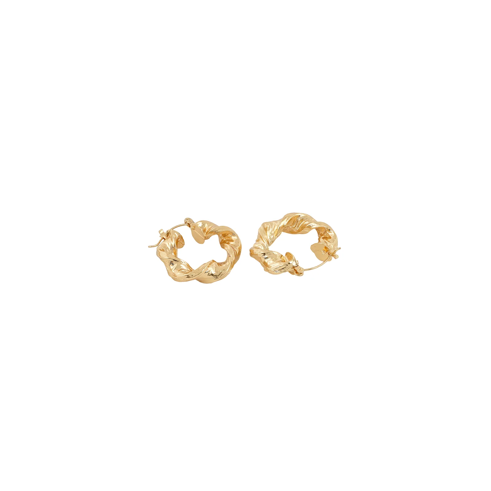 Bewitched Eyra Twirl Gold Hoop - Image 4