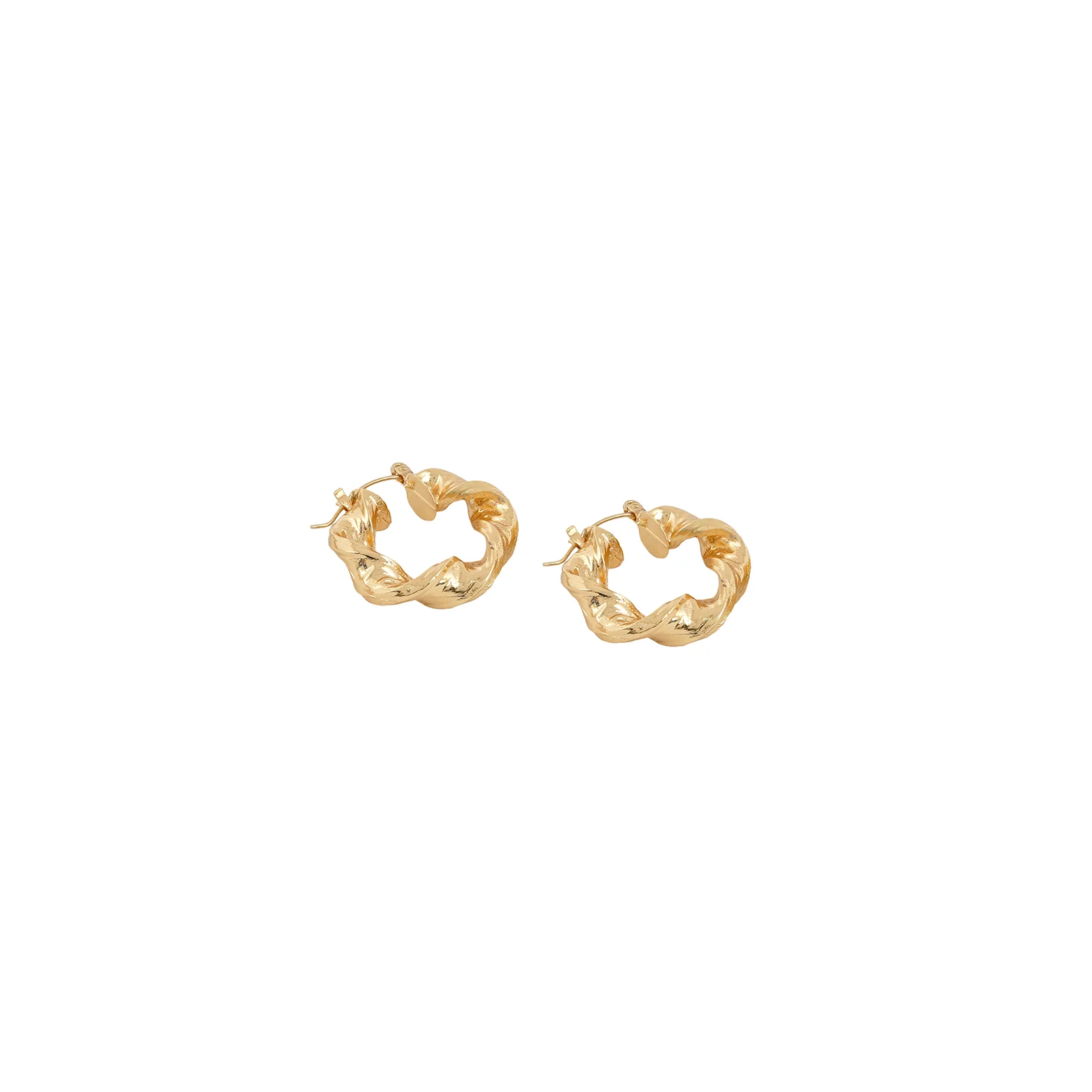 Bewitched Eyra Twirl Gold Hoop - Image 5