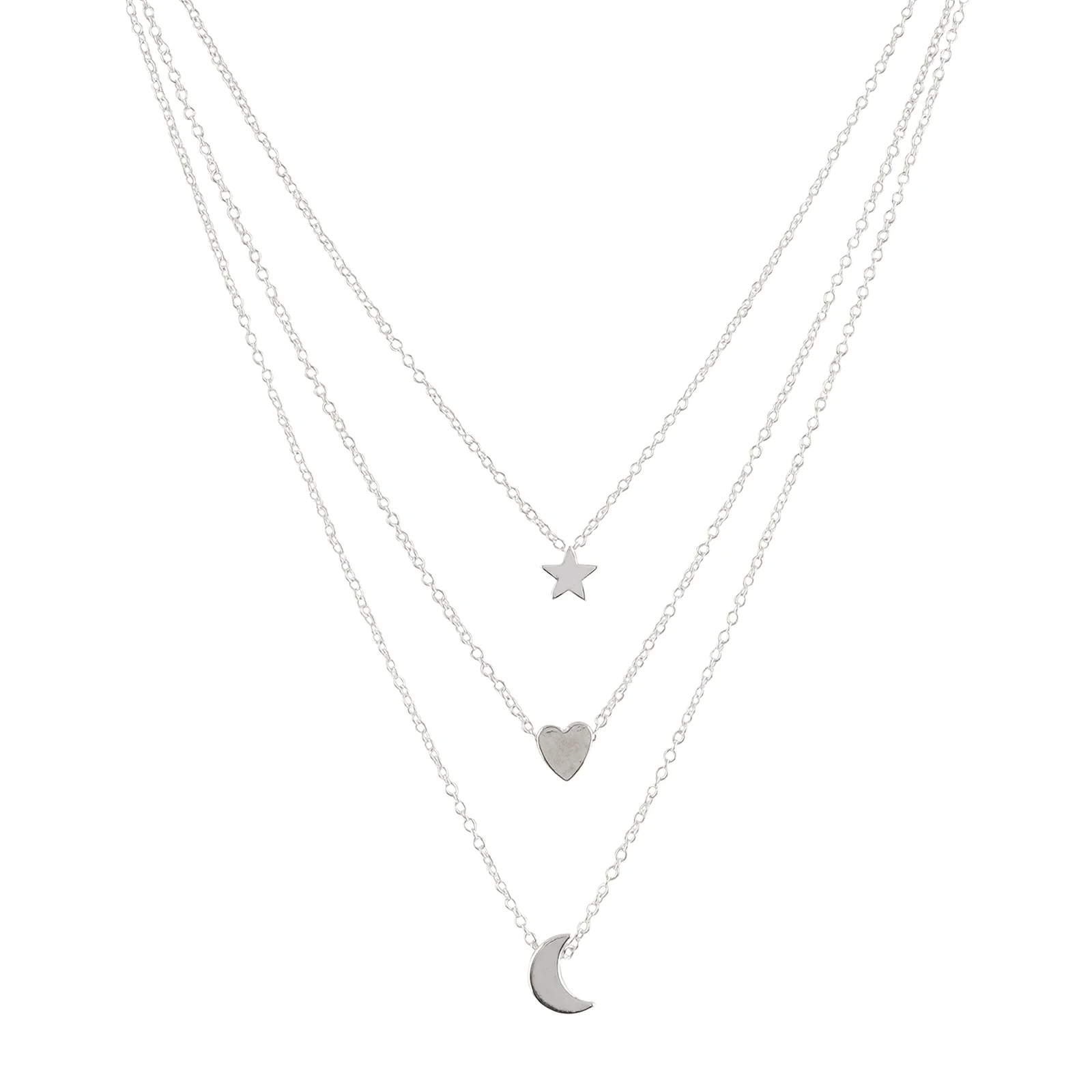 Bewitched Georgiana Dainty Charm Layered Necklace - Image 4