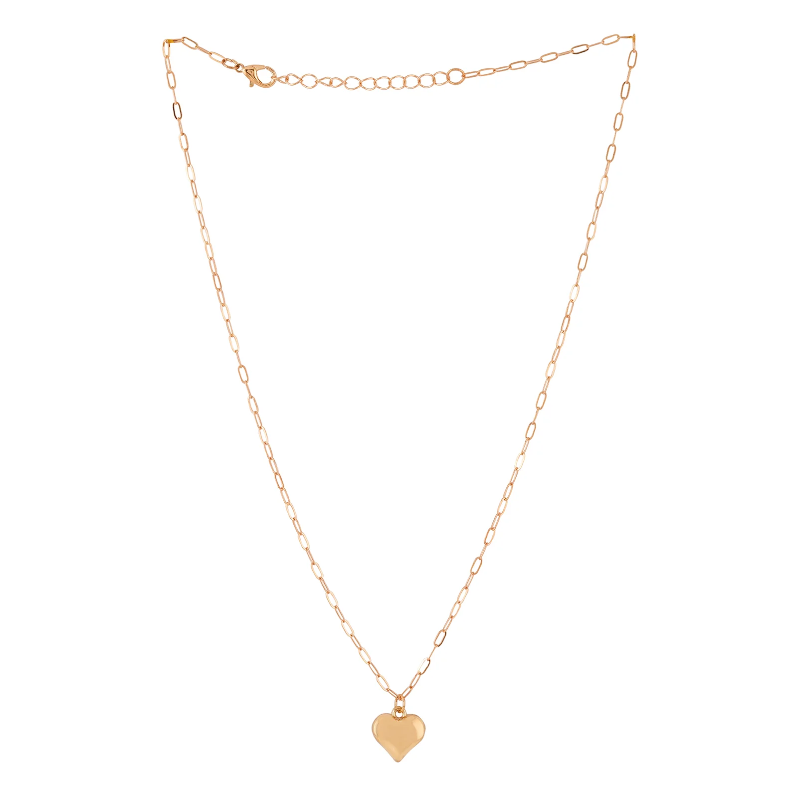 Bewitched Gilmore Dainty Heart Pendant Gold Necklace - Image 4