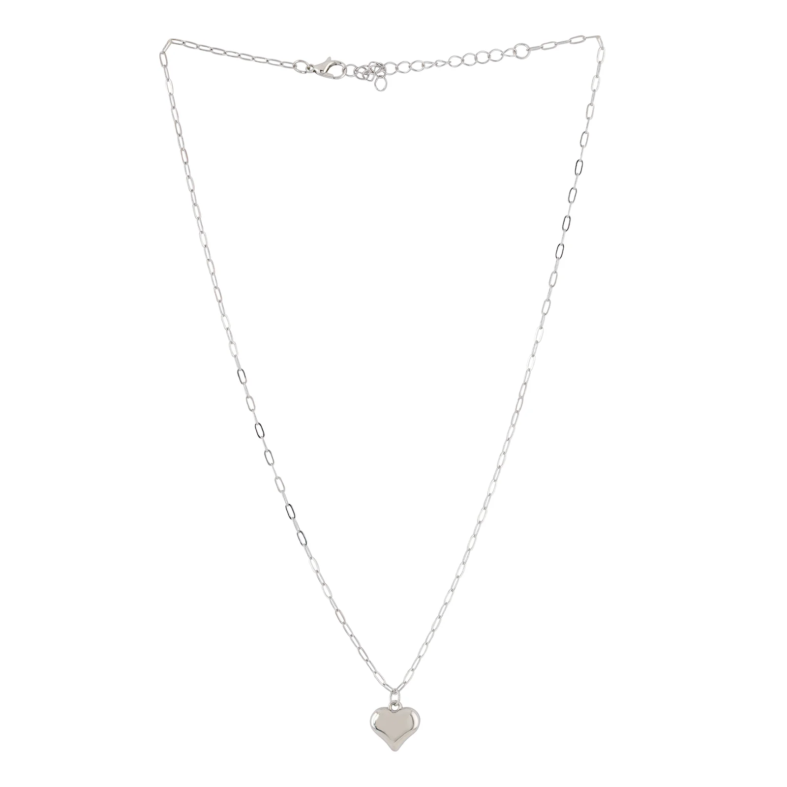 Bewitched Gilmore Dainty Heart Pendant Silver Necklace - Image 4