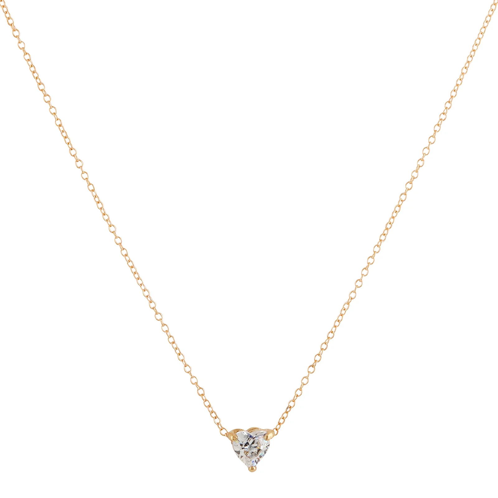 Bewitched Jaqleen Dainty Rhinestone Gold Necklace - Image 4