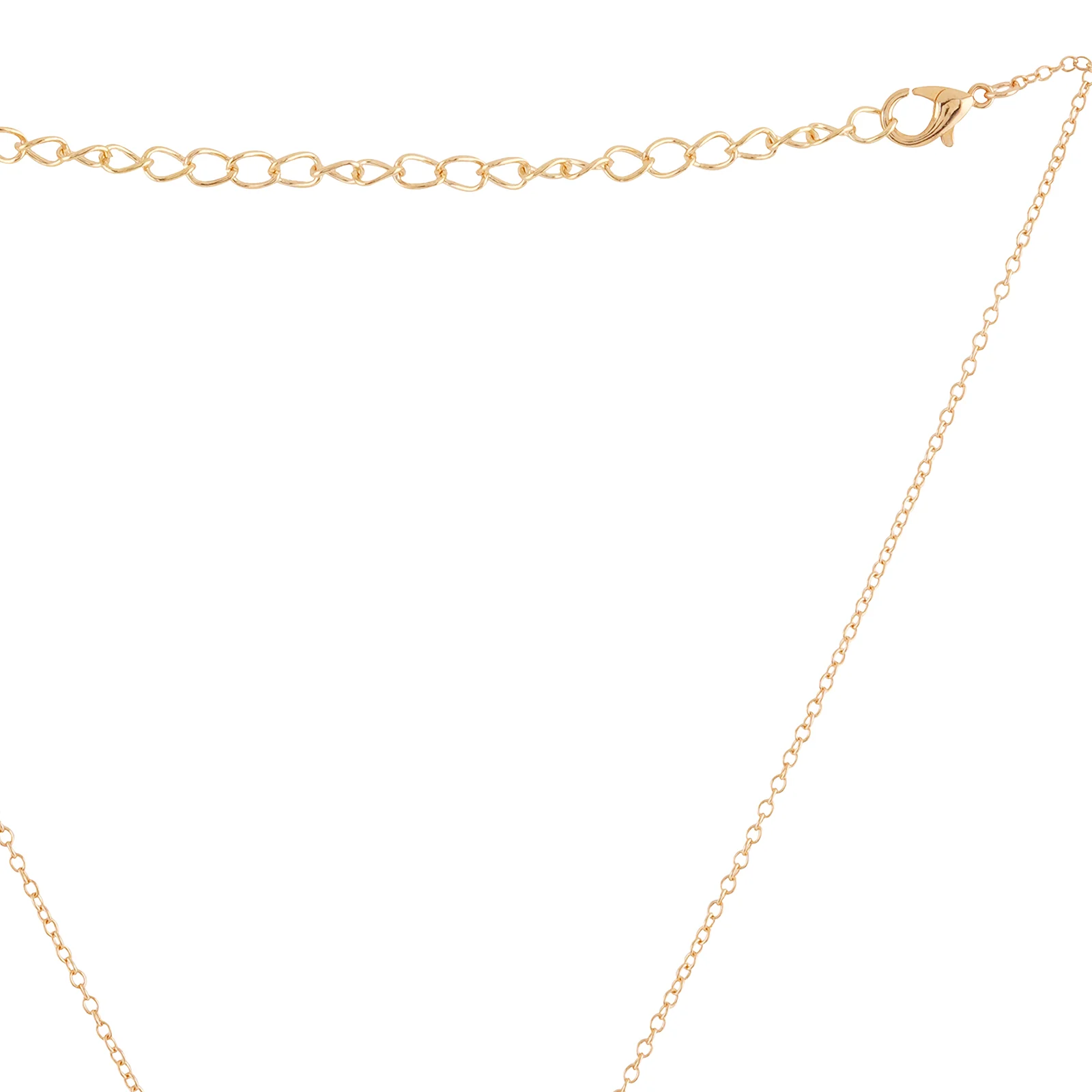 Bewitched Jaqleen Dainty Rhinestone Gold Necklace - Image 5