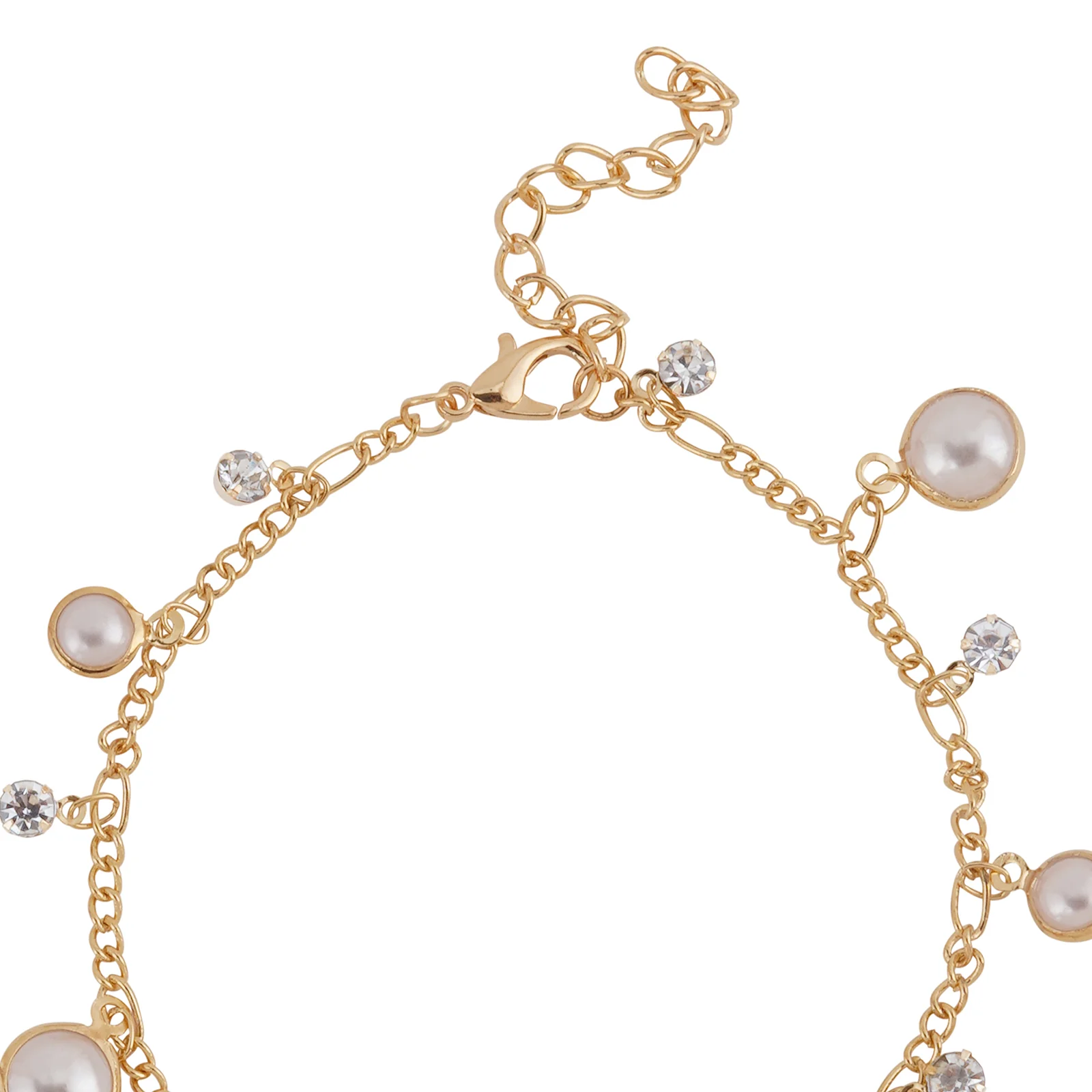 Bewitched Mariam Gold and Pearl Anklet - Image 7