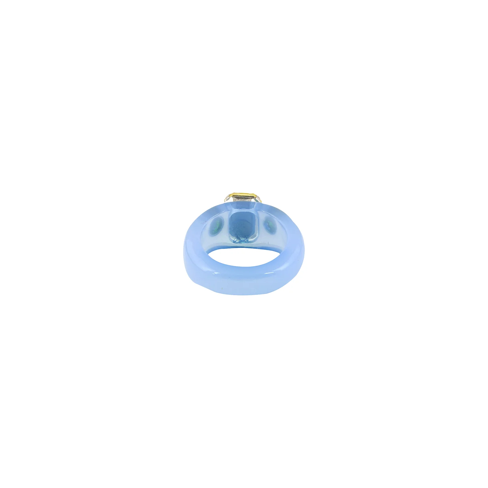 Bewitched Mel Rhinestone Dark Blue Ring - Image 3