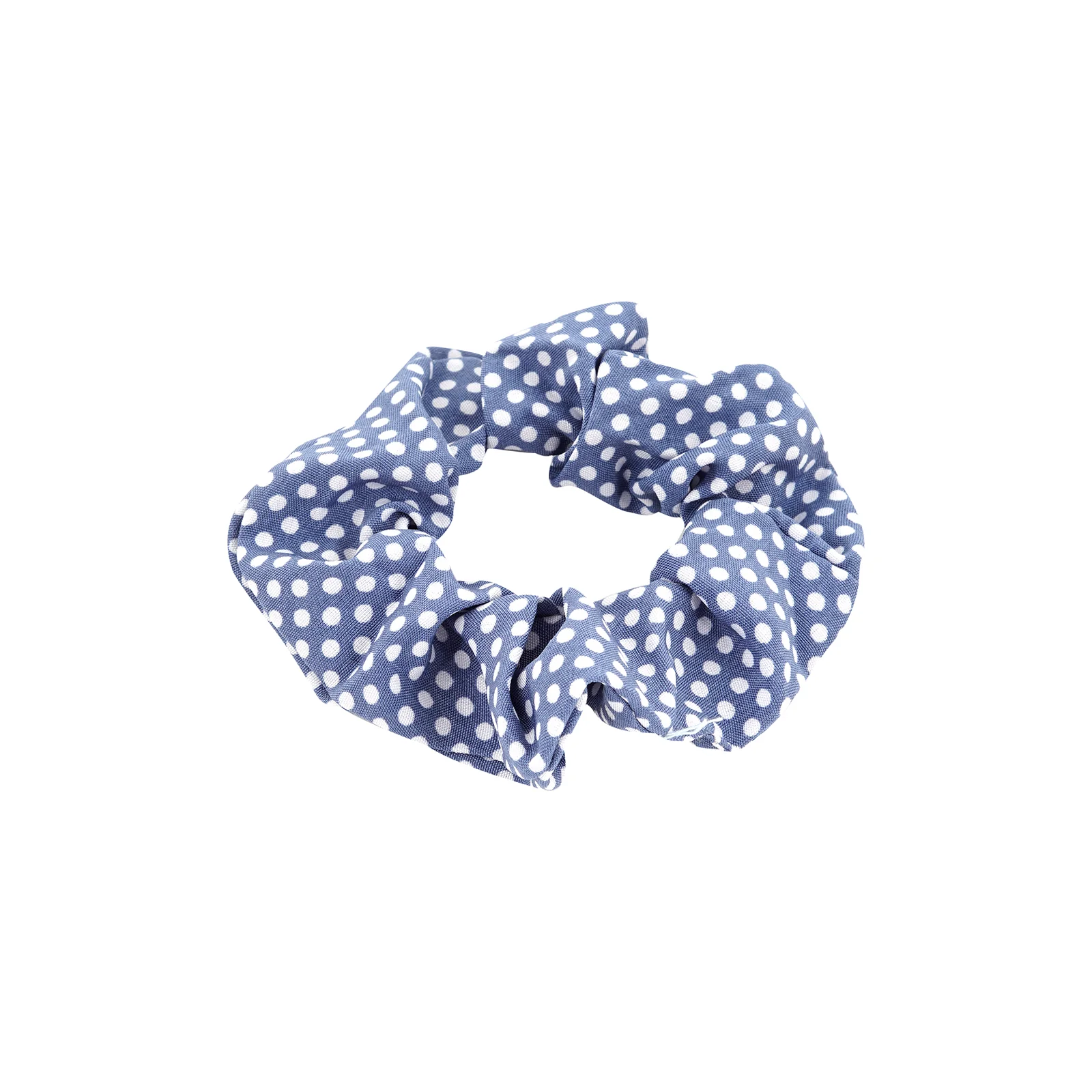 Bewitched Ness Blue Polka Scrunchie - Image 3