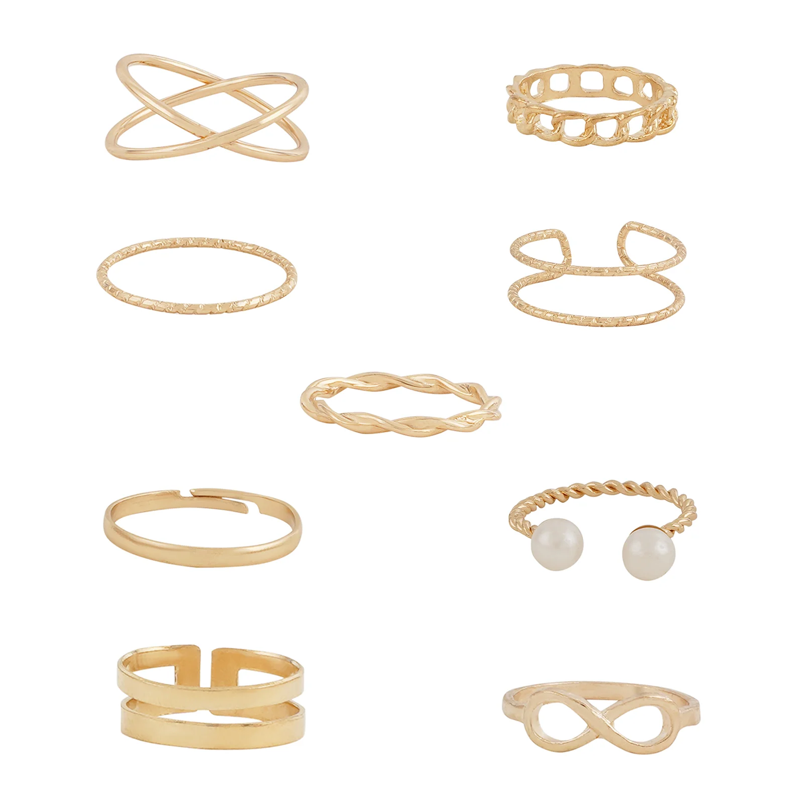 Bewitched Norine Gold Ring Stack - Image 5