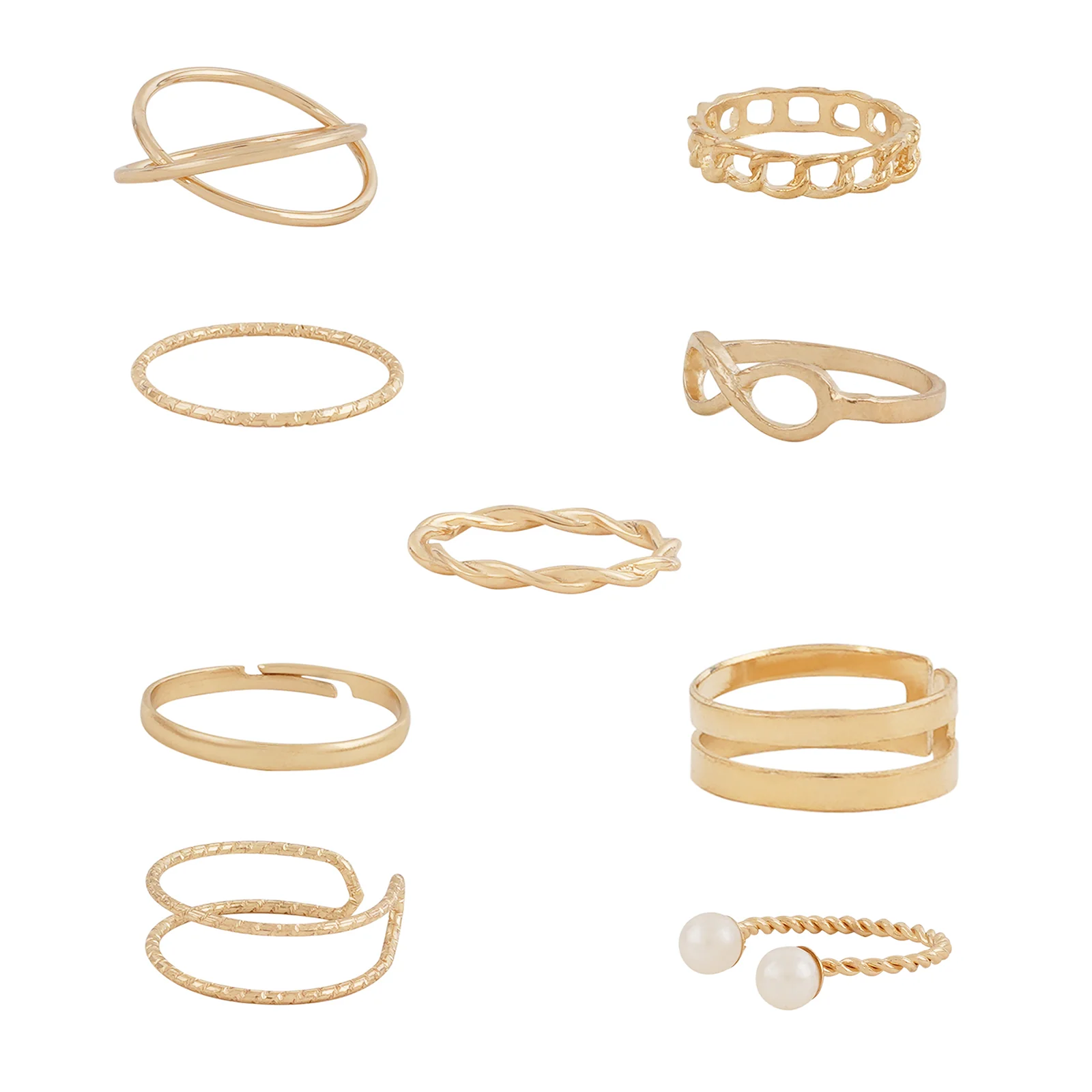 Bewitched Norine Gold Ring Stack - Image 6