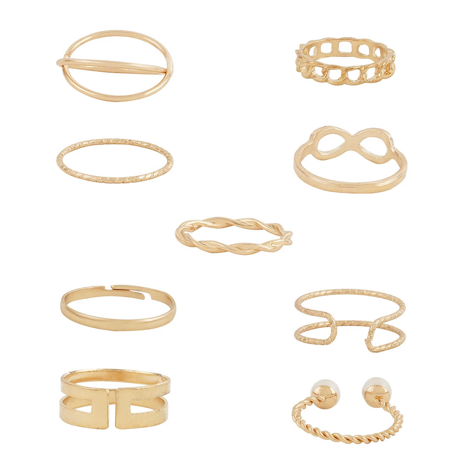 Bewitched Norine Gold Ring Stack - Image 7