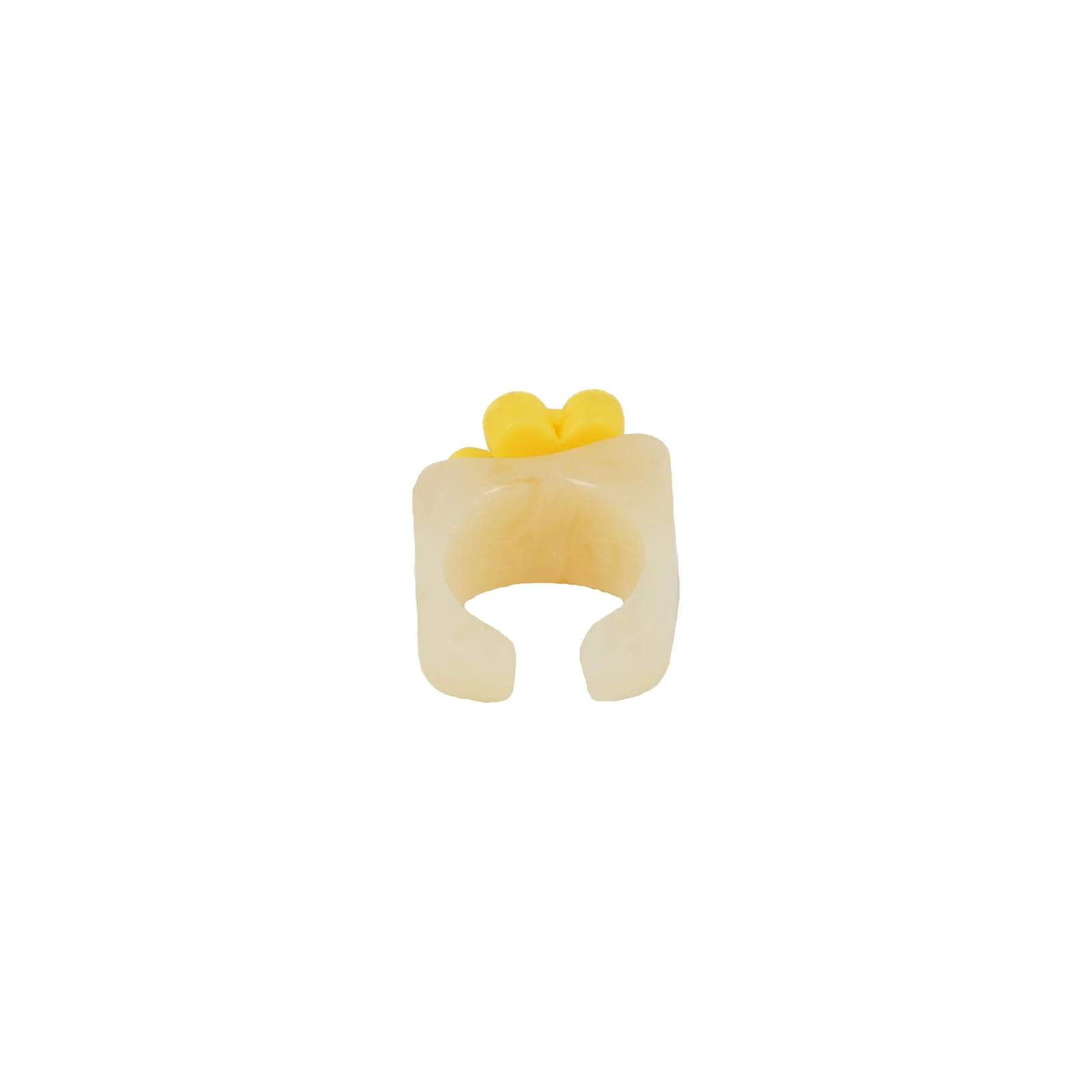 Bewitched Rhoda Yellow Floral Signet Ring - Image 5