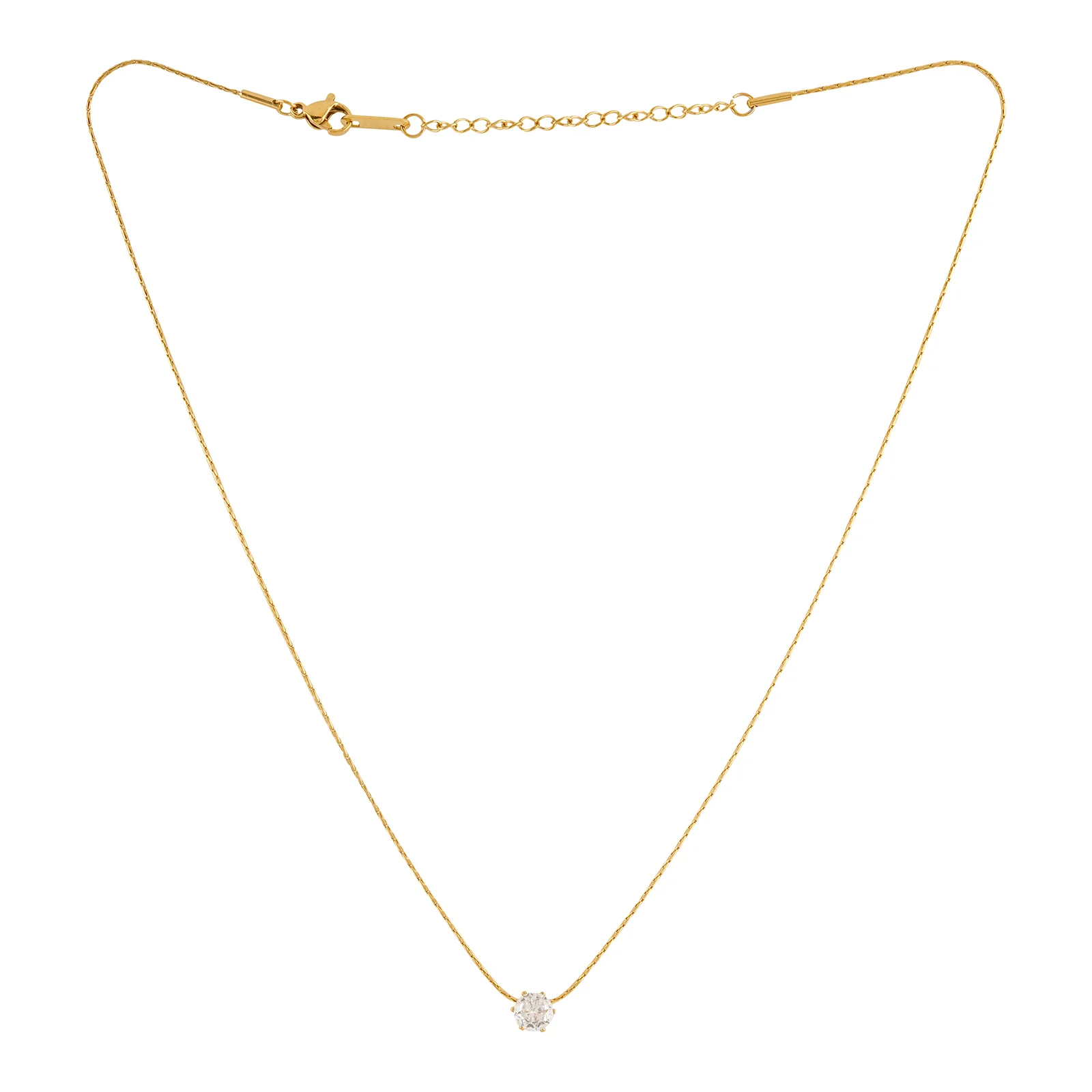 Bewitched Sincasa Dainty Stone Gold Pendant - Image 3