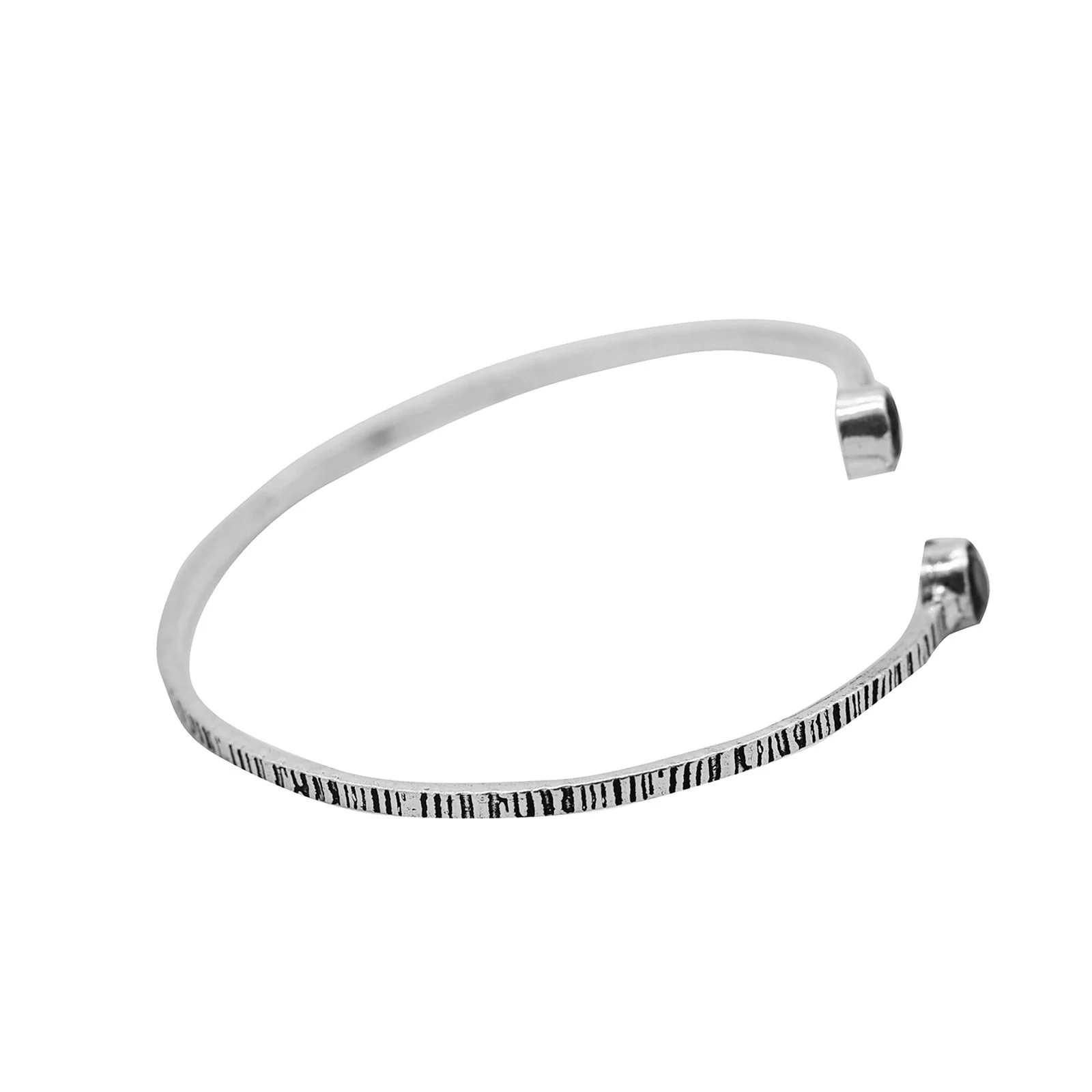 Bhamini Black Silver Oxidized Bracelet - Image 5