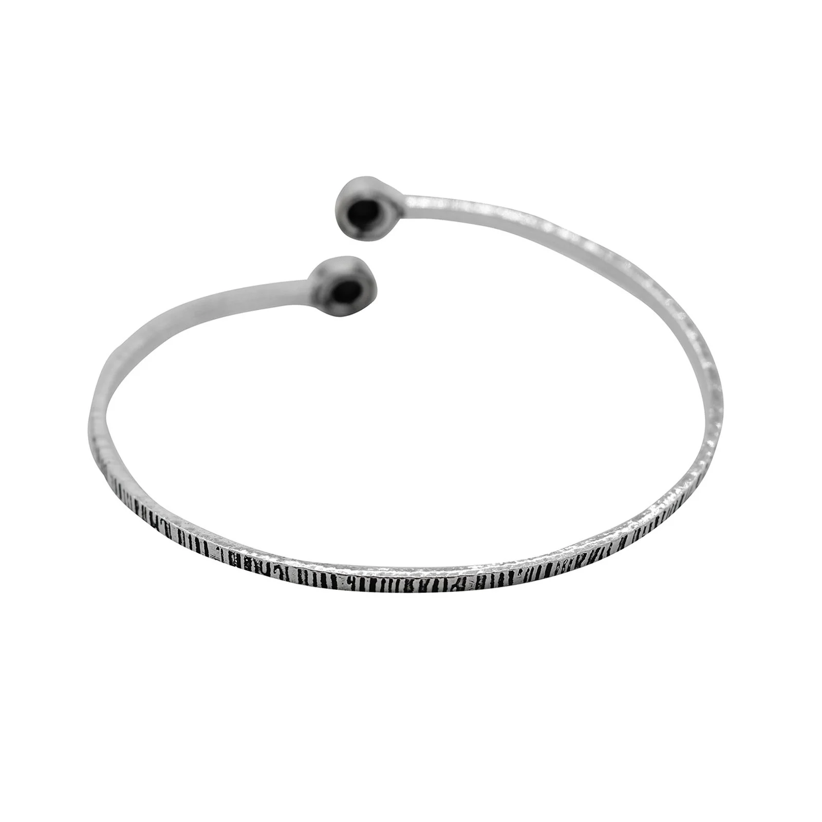 Bhamini Black Silver Oxidized Bracelet - Image 6