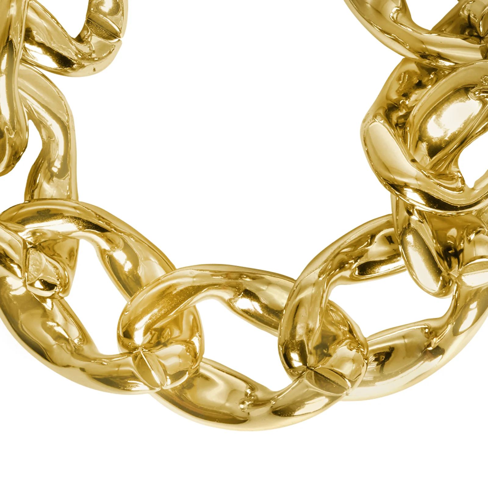 Big Time Chunky Chain Gold Choker - Image 4