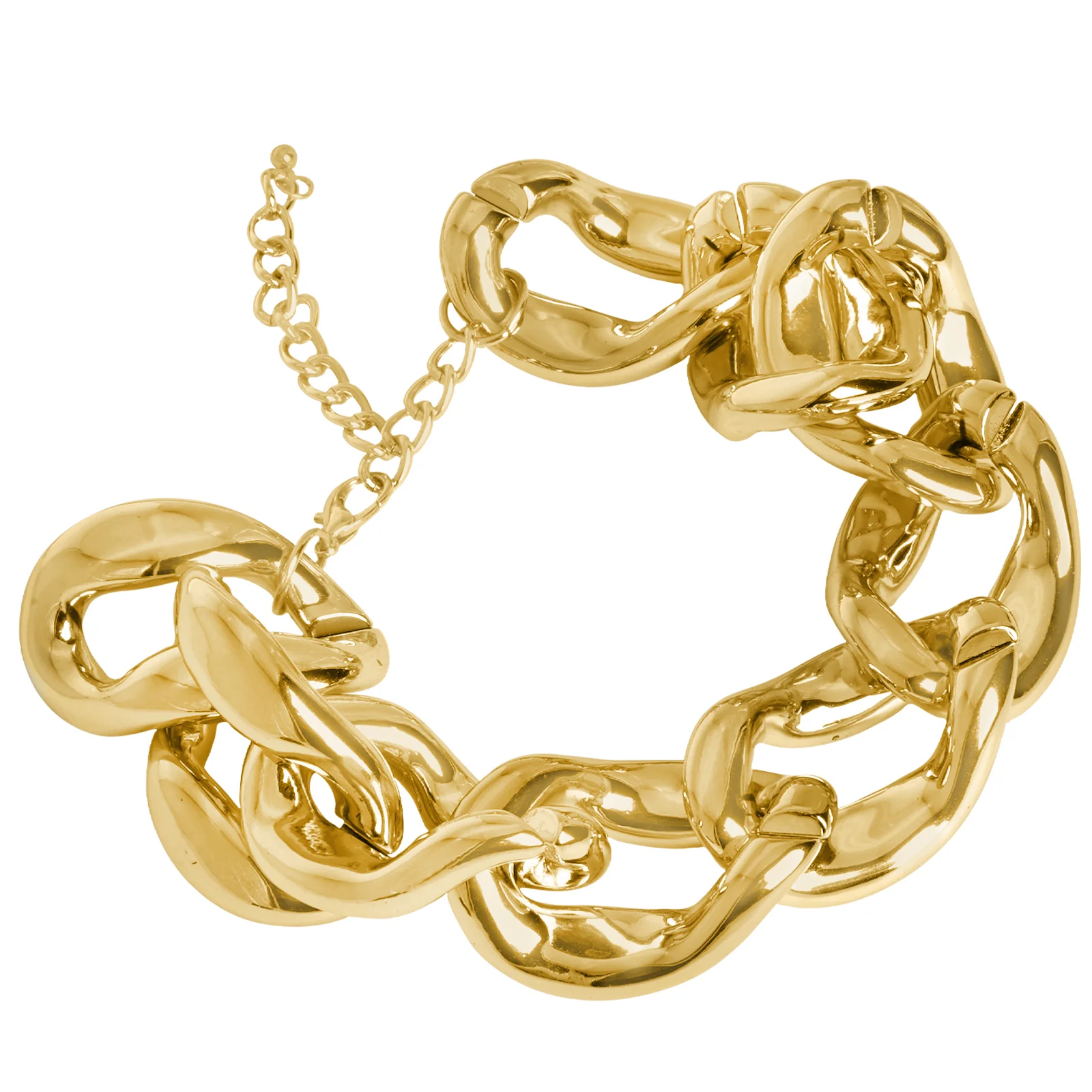 Big Time Chunky Chain Gold Choker - Image 6