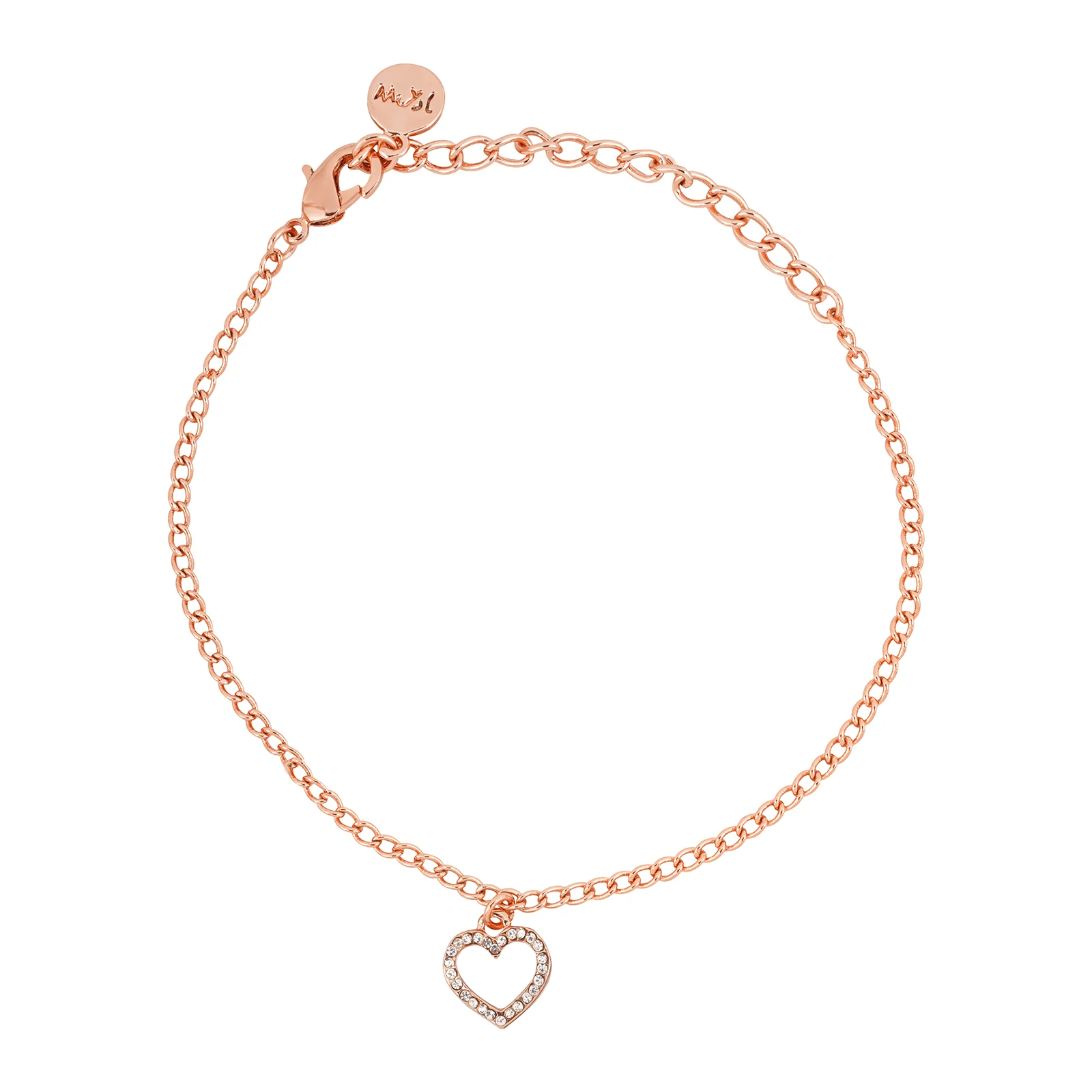 Bits of Love Rose Gold Bracelet Charm - Image 3