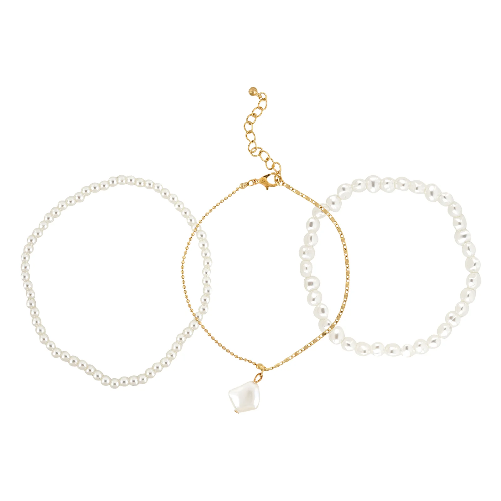 Blight Pearl Layered Anklet - Image 4