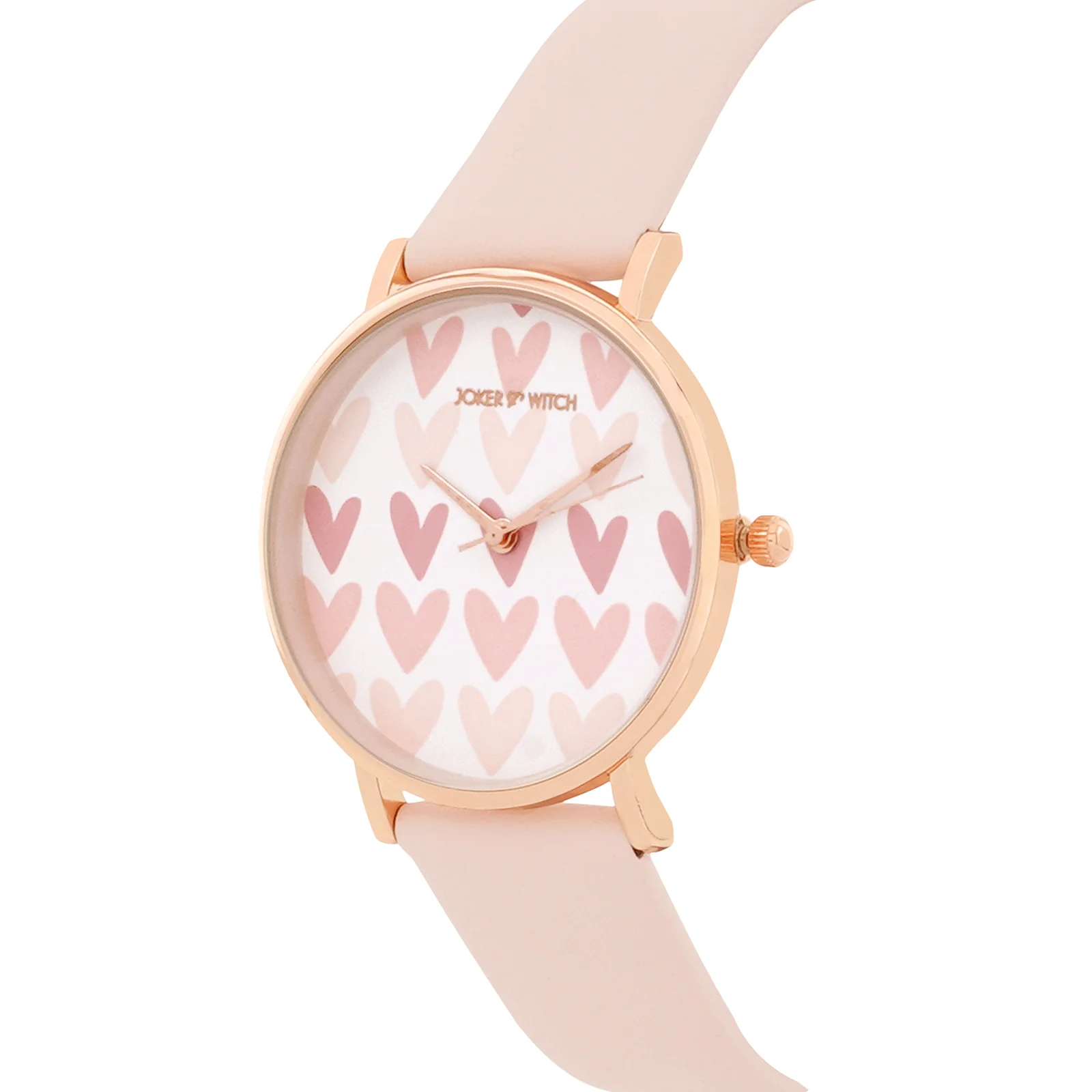 Printed Blissful Pink Medium Dial PU Strap Women's Watch - Image 4