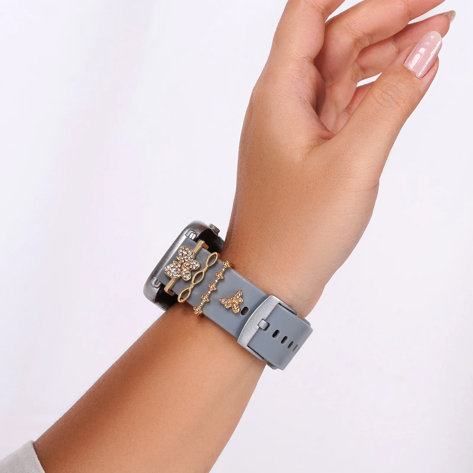 Blooming Day Gold Ring Watch Charm - Image 3