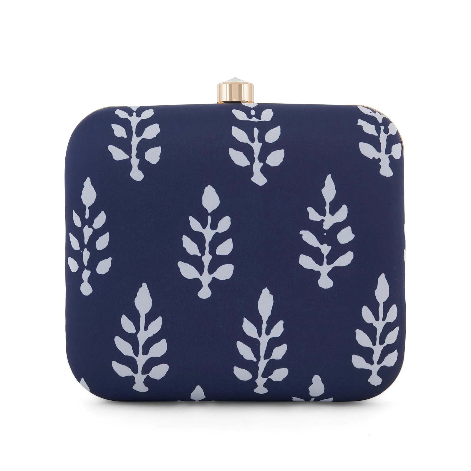 Blue O' Clock Stone and Print Clutch - Image 5