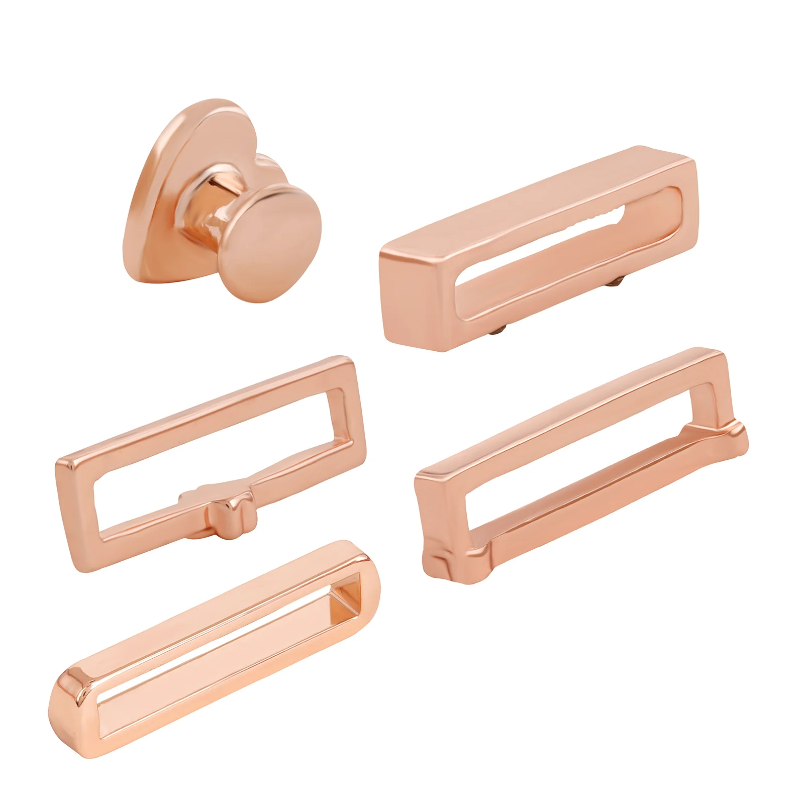Blushing Heartbeat Rosegold Ring Watch Charm - Image 5