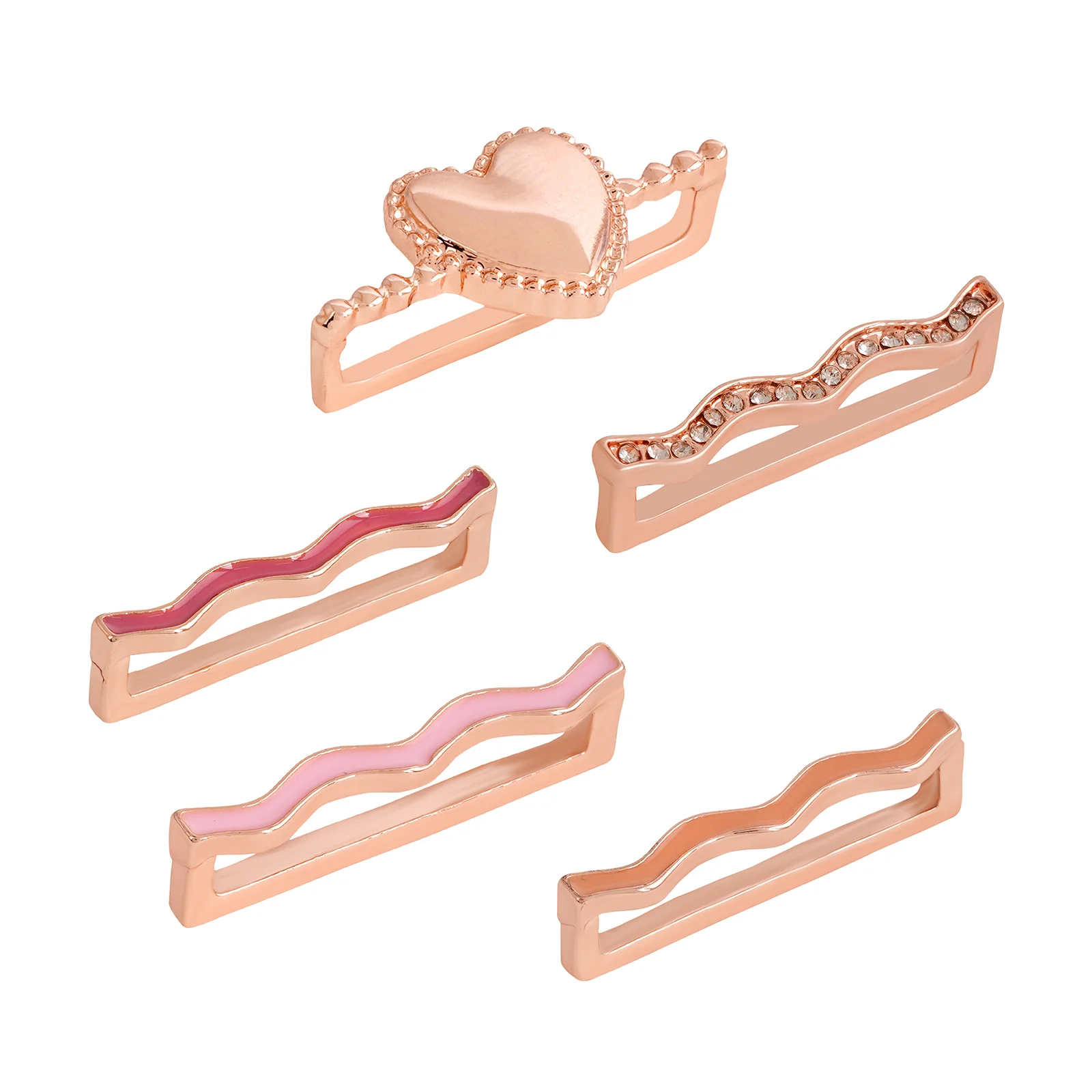 Blushing Love Whispers Multicolour Ring Watch Charm - Image 4