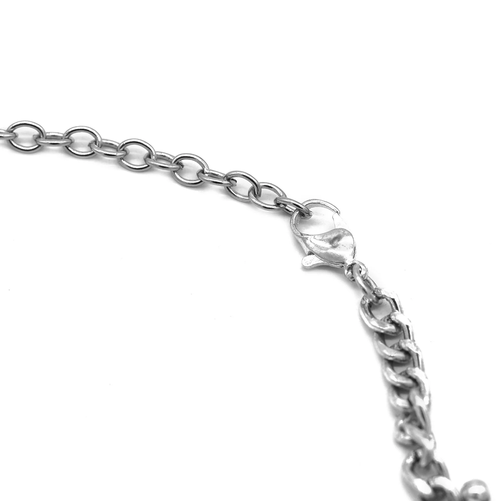 Bodhi  Silver Oxidized Gungroo Necklace - Image 6